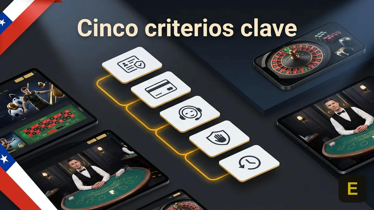 Cinco criterios objetivos para evaluar una casa de apuestas o casino online: licencia, pagos, soporte, juego responsable e historial