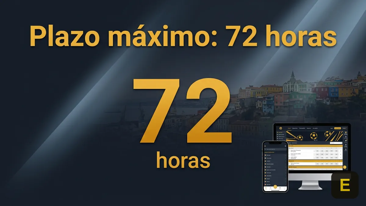 Plazo de 72 horas para el retiro de dinero en Ecuabet según los Términos